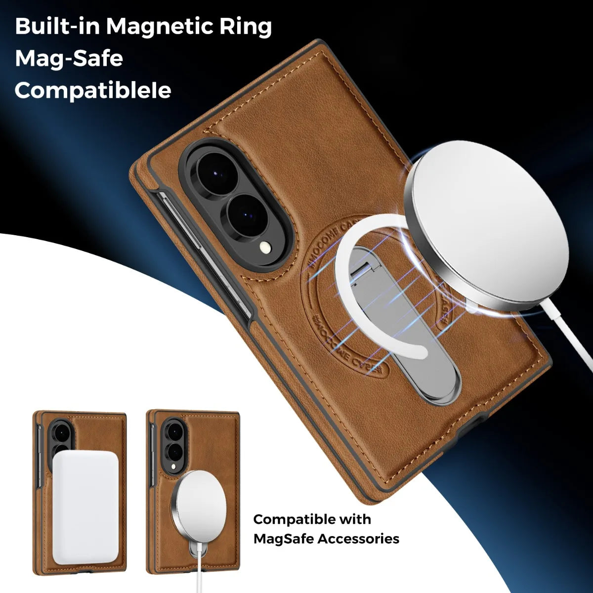 Samsung Galaxy Z Fold Case with 360° Magnetic Stand
