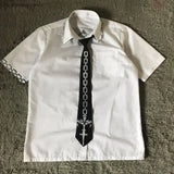 Men’s Y2K Gothic Skull Graphic Shirt