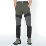 Men's Mountaineering Outdoor Pants with Four-Sided Elastic Quick Drying Pants, Light and Thin Summer Elastic Breathable Quick Dr