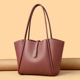 High Quality Soft Leather Shoulder Crossbody Bags For Women Large Capacity Luxury Bag Brand Designer Casual Handbag Sac A Main