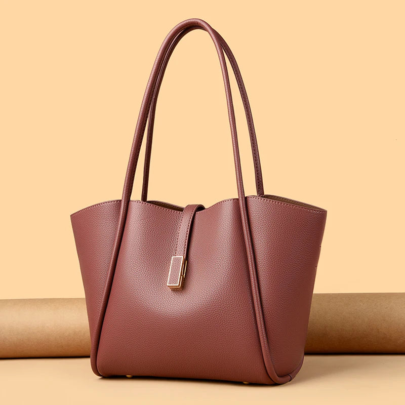 High Quality Soft Leather Shoulder Crossbody Bags For Women Large Capacity Luxury Bag Brand Designer Casual Handbag Sac A Main