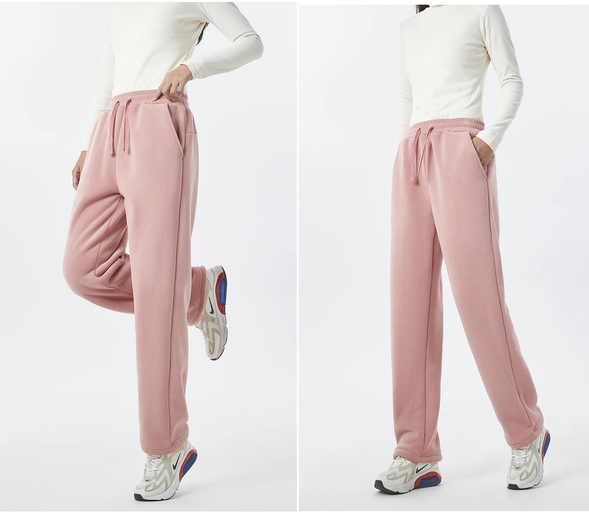 Unisex Fleece-Lined Winter Sweatpants