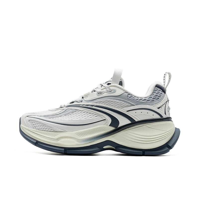Xtep Basque 2 Casual Shoes for Men Height-increasing Mesh Cushioning Retro Millennium Daddy Female Shoes 875219320012