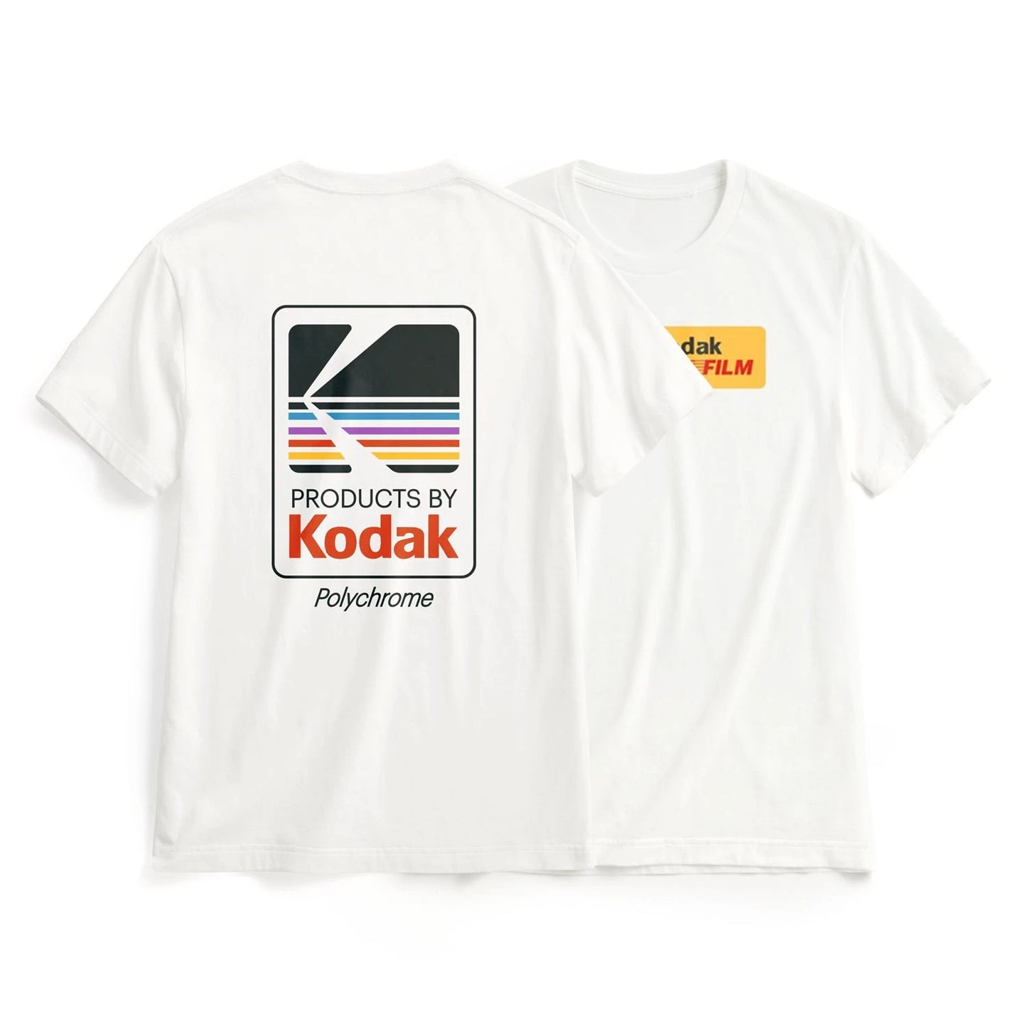 Kodak Polychrome Rainbow Graphic Tee — Unisex Vintage Retro Cotton T-Shirt