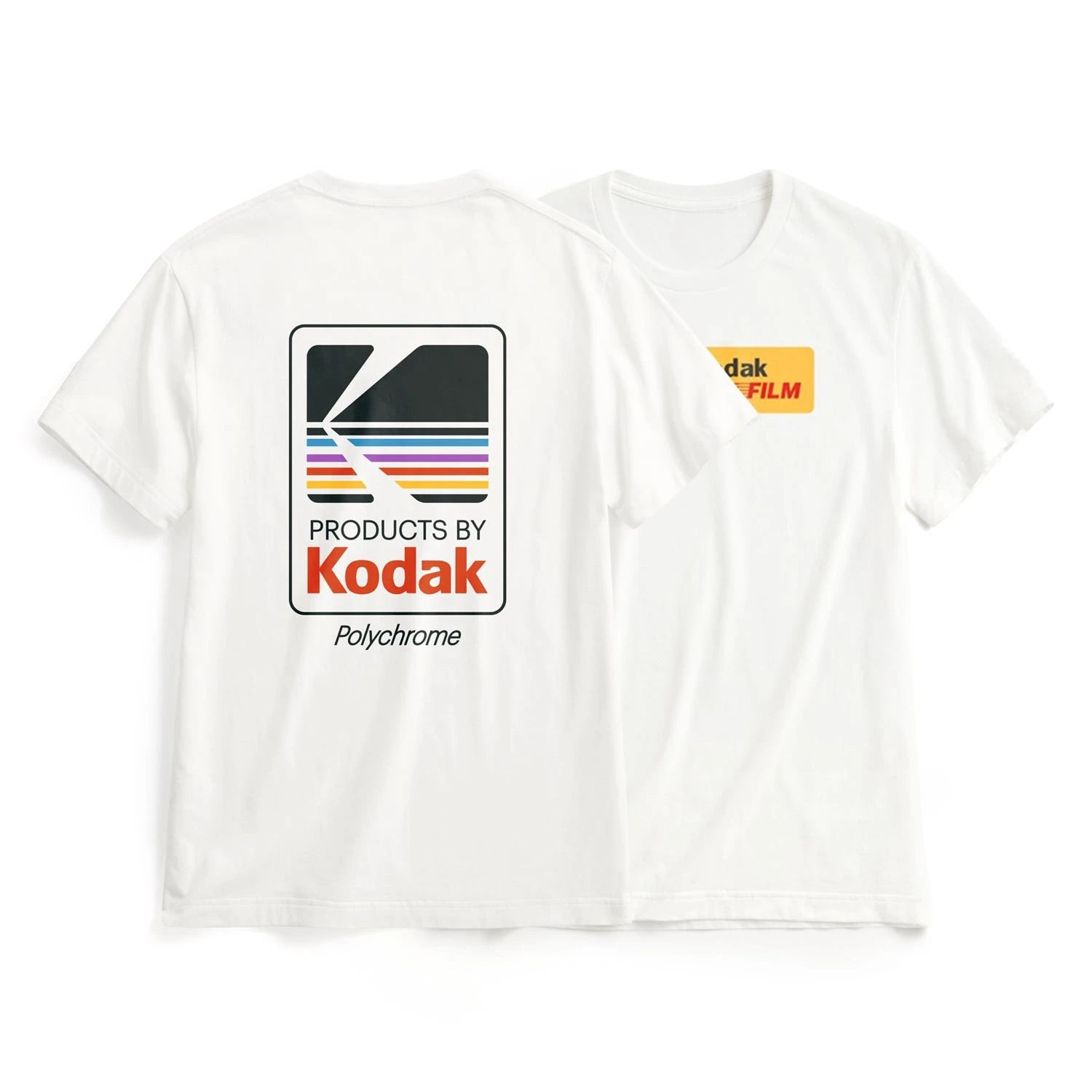 Kodak Polychrome Rainbow Graphic Tee — Unisex Vintage Retro Cotton T-Shirt
