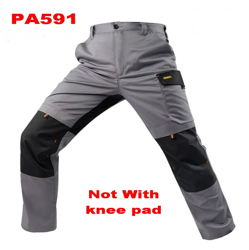 Men's Multi-Pocket Straight-Leg Cargo Pants