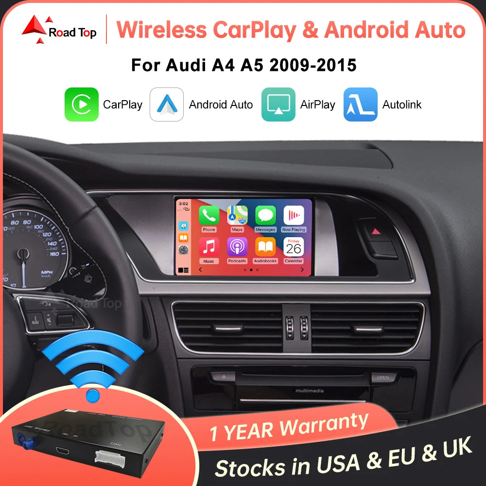 Wireless CarPlay for Audi A4 A5 Q5 2009–2015