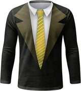 Dapper Gentleman Graphic Long Sleeve Tee