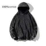 Vintage Wash Oversized Cotton Hoodie