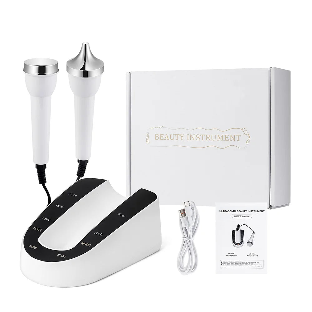 Ultrasonic Facial Beauty Device – Face & Eye Lift Massager
