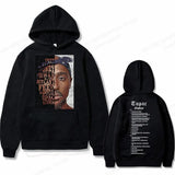Tupac 2Pac Graphic Fleece Hoodie for Men