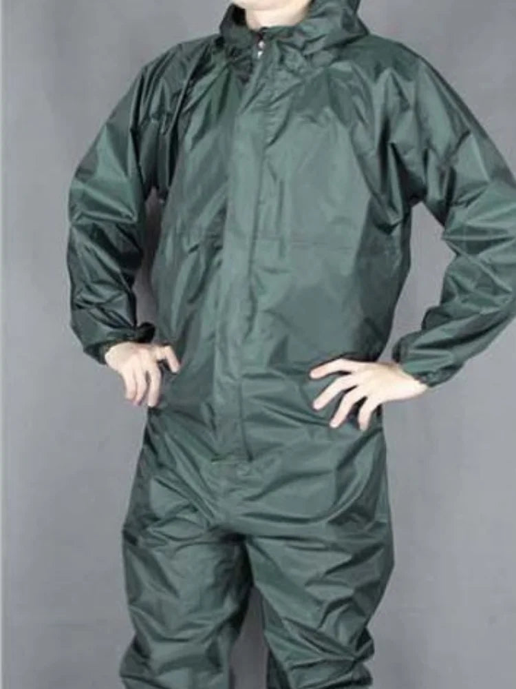 One-Piece Motorcycle Rainsuit – Waterproof Protective Gear