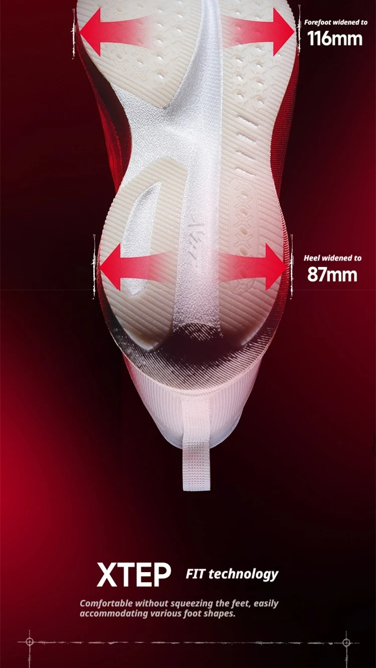 XTEP 2000km PRO Running Sneakers For Women 2026 Spring Stability Comfort Cushioned Lightweight Female Sports shoes 874218110043