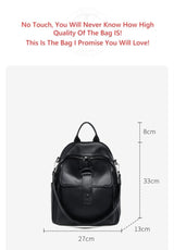 HOT ZOOLER Full Skin 100% Genuine Leather Backpack Women's Bag Classic 2026 New Large Backpack Designer Business Need #SC1700