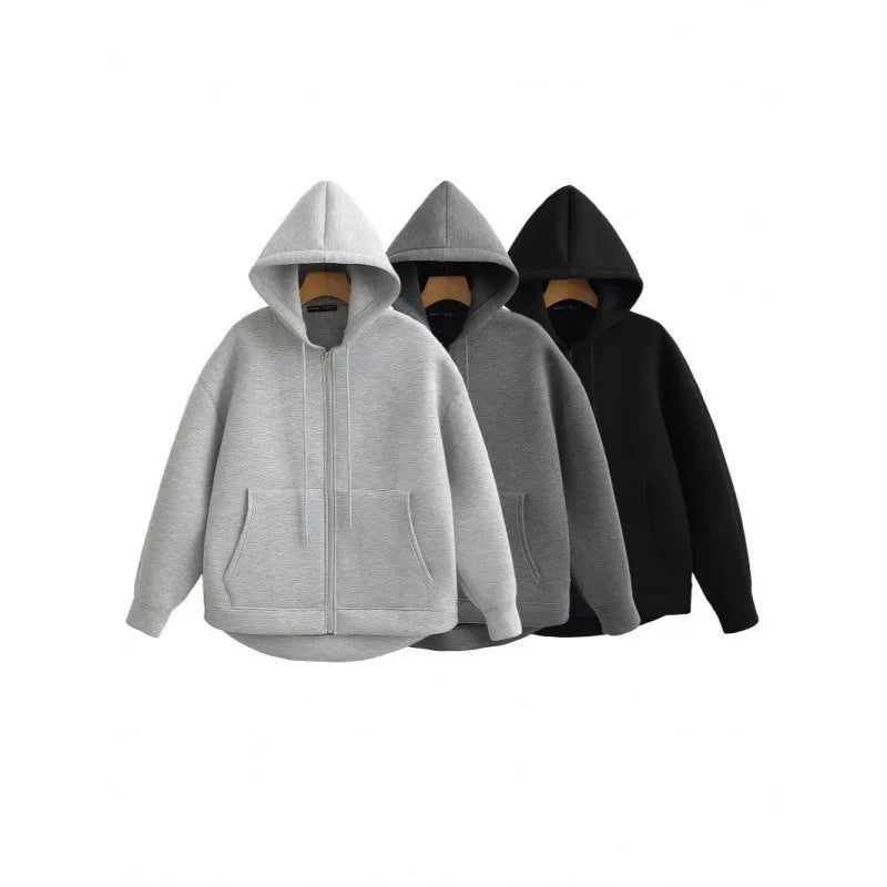 Women’s Oversized Zip-Up Hoodie