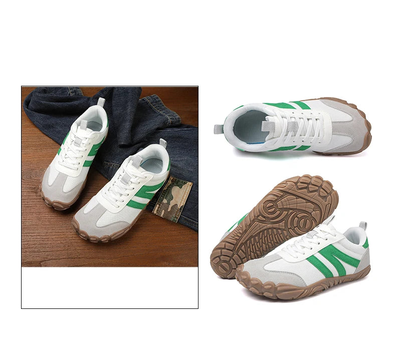 2026 New Wide Toe Barefoot Shoes Mens Womens Zero Drop Minimalist Sneakers Retro Outdoor Non Slip Walking Shoes Casual Sneaker