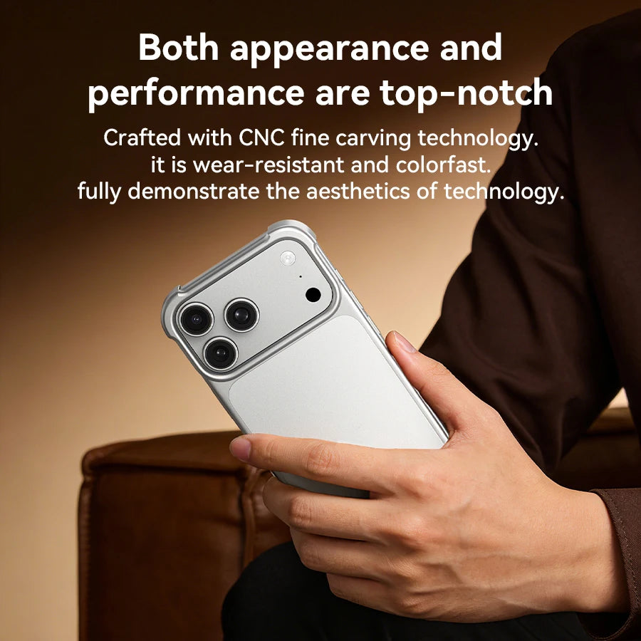 Aluminum Bumper iPhone Case with Arc Design