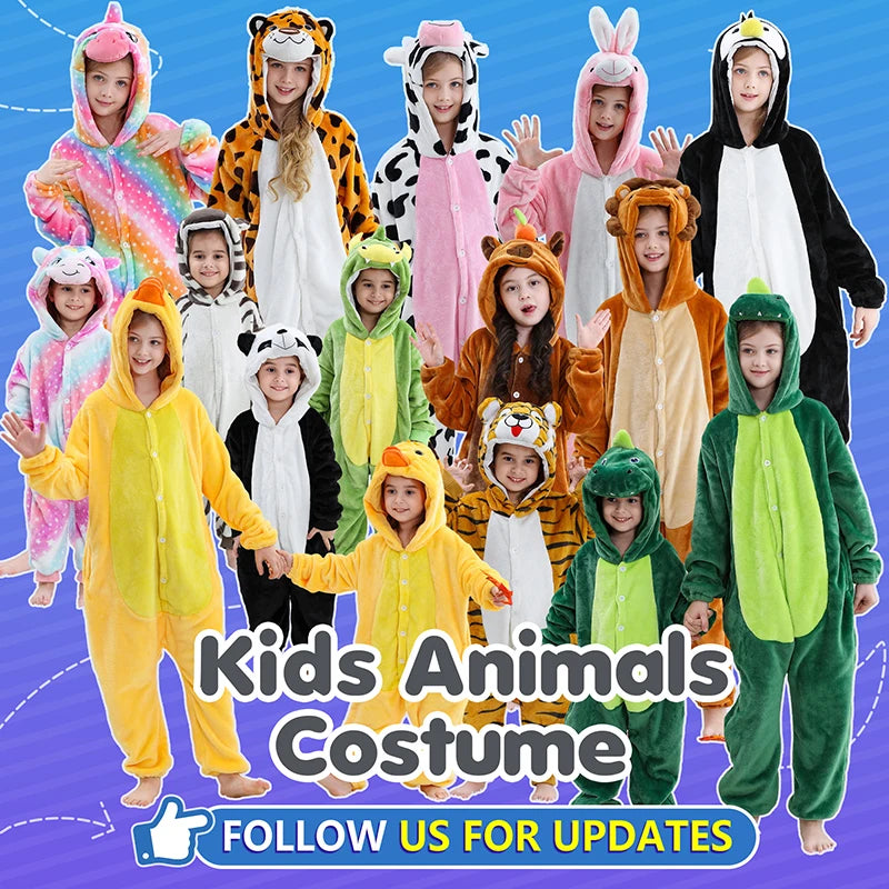 Kids' Capybara Flannel Onesie