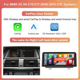 RoadTop 10.25"/12.3" Wireless CarPlay & Android Auto Screen for BMW X5 X6