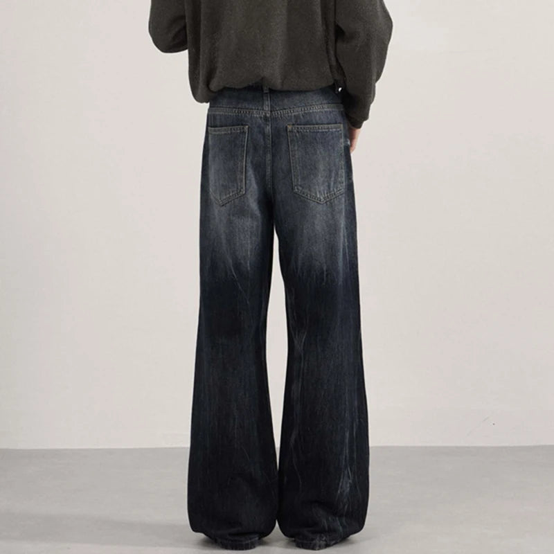 Men's Blue-Gray Relaxed Fit Jeans