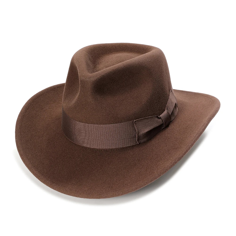 Men's Crushable Wool Felt Fedora | Adventure Outback Hat
