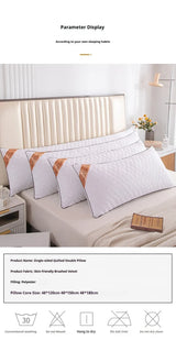 White Pillow Core Home Soft Filling Cushion 48x100/48x120/48x150/48x180 Lengthen Pillows Quilted Sleeping Cushions almohada