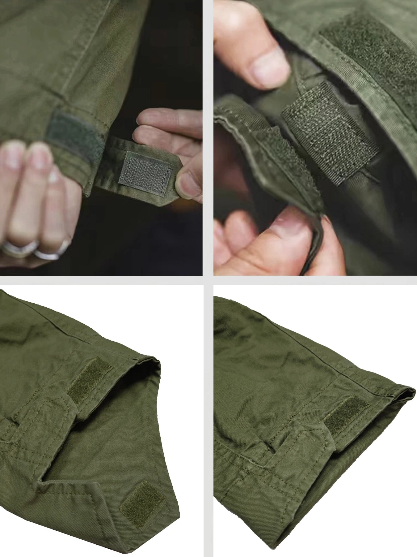 Men's Vintage Military Field Jacket – Cotton Zip Coat