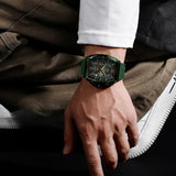 Men’s Waterproof Quartz Watch - Silicone Sport Strap