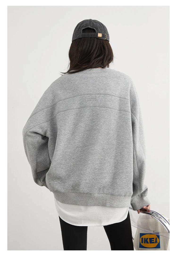 Women's Embroidered Raglan Sweatshirt