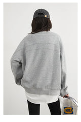 Women's Embroidered Raglan Sweatshirt