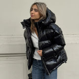 Women’s Hooded Puffy Cotton Jacket