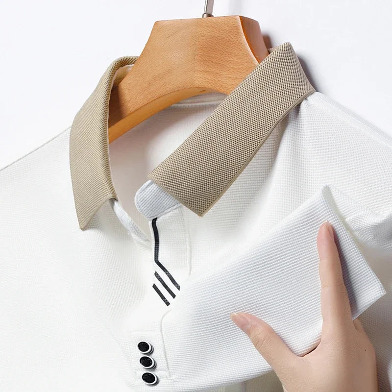 Men's Classic Solid Polo Shirt | Everyday Elegance