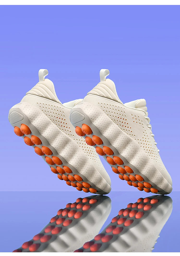 ClaWave Unisex Massage Cushioning Running Sneakers — Breathable Knit, Non-Slip