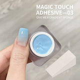20 Colors Pat Painting Gel Nail Polish Set With Sponge Gradient Semi Permanent Soak Off UV LED Nail Art Gel Varnishes For Nails