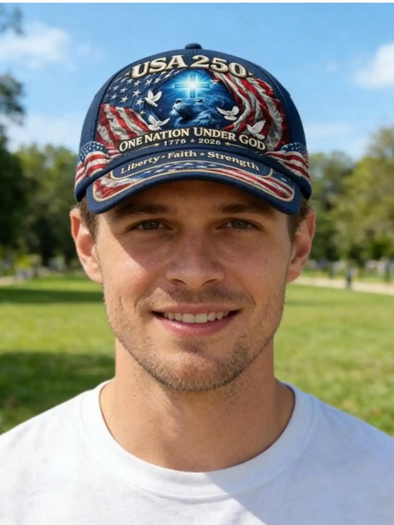 USA 250th Anniversary Lion of Judah Baseball Cap