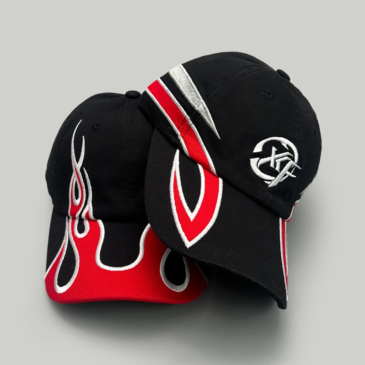 Flame Blade Embroidered Baseball Cap | Unisex