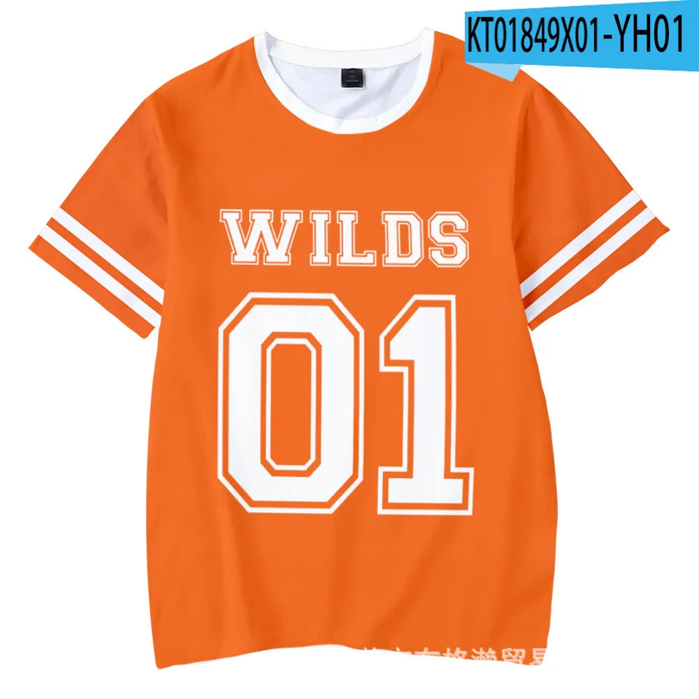 Cosplay The Foxhole Court Palmetto State Foxes Lacrosse Jersey WILDS MINYARD JOSTEN Short Sleeve T Shirt for Men Boy Oversized