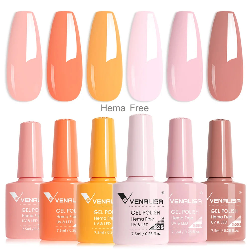 Venalisa HEMA-Free Gel Polish Kit – Autumn Color Collection