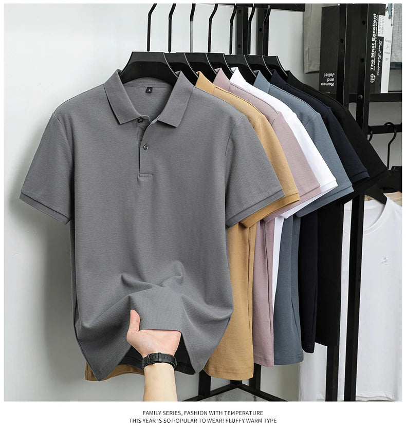 Premium 100% Cotton Polo Shirt for Men | Smart Casual