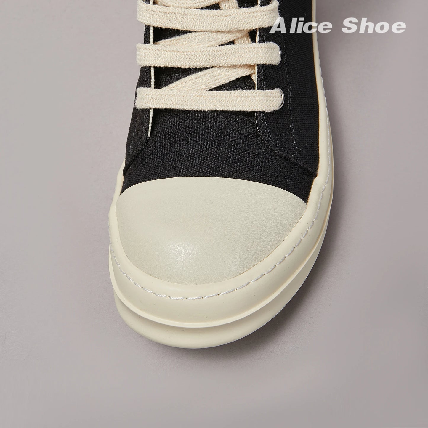 Brand Men Shoe Casual High Top Women Sneaker Quality Black Ankle Boot Designer Leather Zipper Metal Hole Luxury Laces Flat Shoe