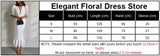Women Elegant Printed V-neck Dress Chic Lapel Waist Cinched Pleated High Waisted Dresses 2026 Summer New Lady Vacation Gowns