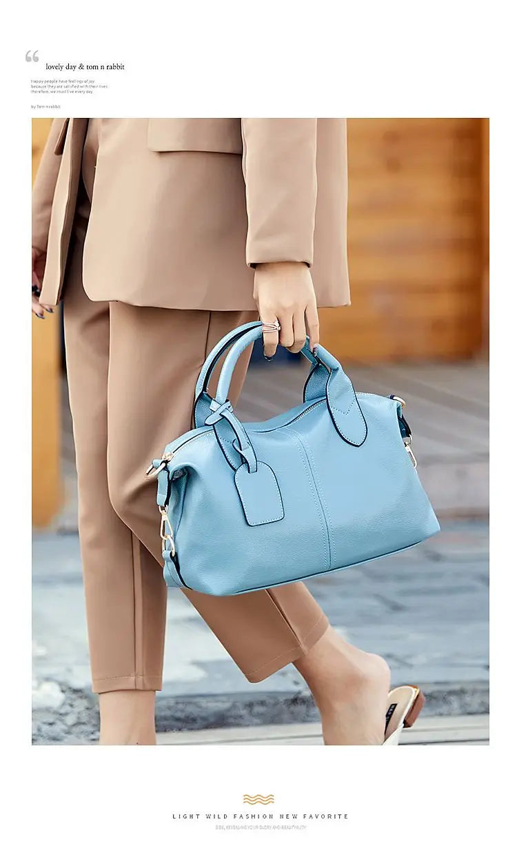 Women Handbags 2024 New Lychee Pattern Women's Korean Version Sweet And Fashionable Soft Women's Bag