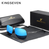 KINGSEVEN Brand Classic Male Sunglasses Men Fashion Polarized UV400 Retro Glasses Outdoor Driving Causal High Quality Eyewear