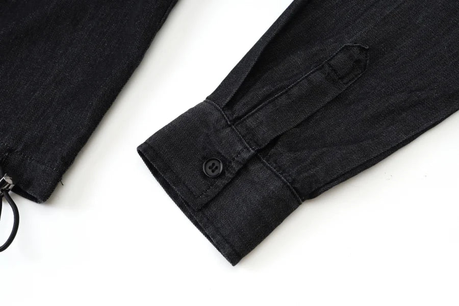 AW25 Denim Two-Piece: Loose Shirt & A-Line Slip Dress