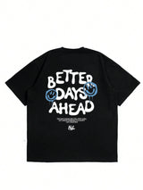 "Better Days Ahead" Oversized Graphic Tee