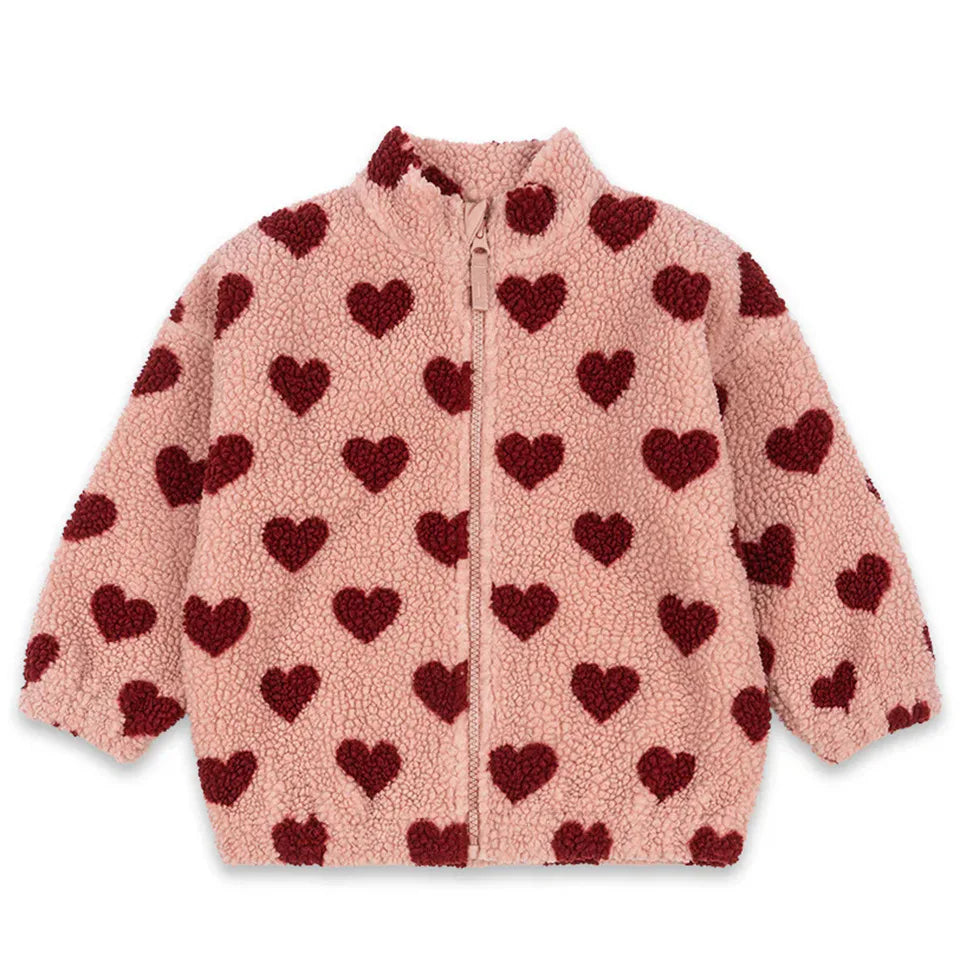 Kids' Sequin Lambswool Winter Jacket