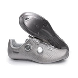 Santic Men's Cycling Shoes New Hardness16 Titanium Alloy Sole Auto-Lock Outdoor Bicycle Sneaker Adjustable Pro Road Racing Shoes