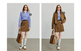 Toyouth Corduroy A-Line Mini Skirt | Autumn 2025
