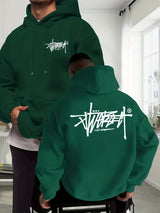 Men’s Printed Hooded Shirt for Everyday Comfort