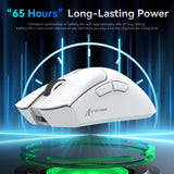 Lightweight ATTACK SHARK R1 Wireless Gaming Mouse Tri Mode 2.4G Bluetooth Wired RGB Ergonomic Programmable Mice For Laptop PC